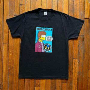 Vintage Y2K 2002‎ Delta Pro Weight The Simpsons T-Shirt Men Large Black Multi L